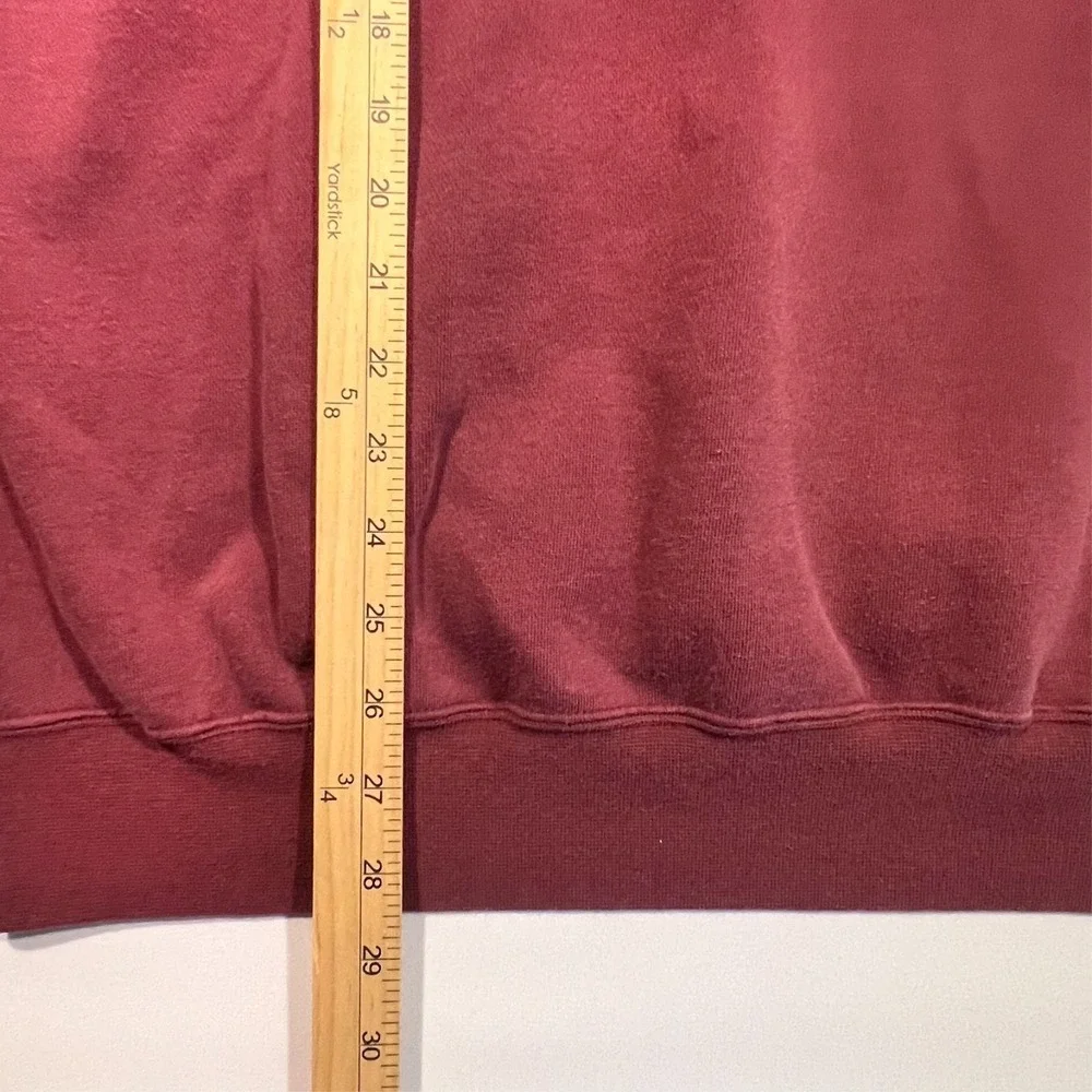 Y2K Texas A&M Hoodie Maroon Red Embroidered Spell Out NCAA VG Imagewear XL READ